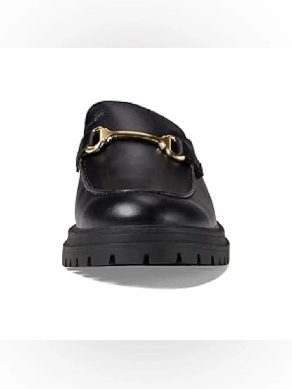 New Madewell Woman The Bradley Hardware Lugsole Loafer Mule True Black 7.5 M - Picture 2 of 5